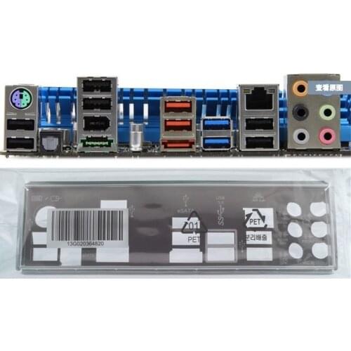 New I/O shield back plate of motherboard for M5A99X EVO just shield backplate Free shipping