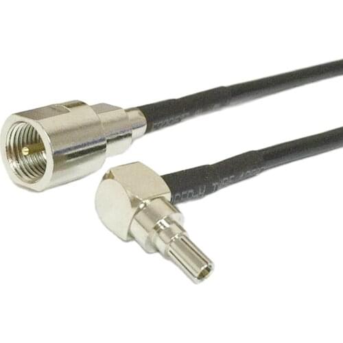 New FME Male Plug Switch CRC9 Right Angle RF jumper cable adapter RG174 Wholesale 20cm/50cm/100cm