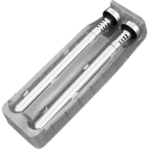 2Pcs Bar Tool Stainless Steel Beer Chiller Stick with Pourer Beer Beverage Cooling Rod Cooler Beer Beverage Freeze Stick