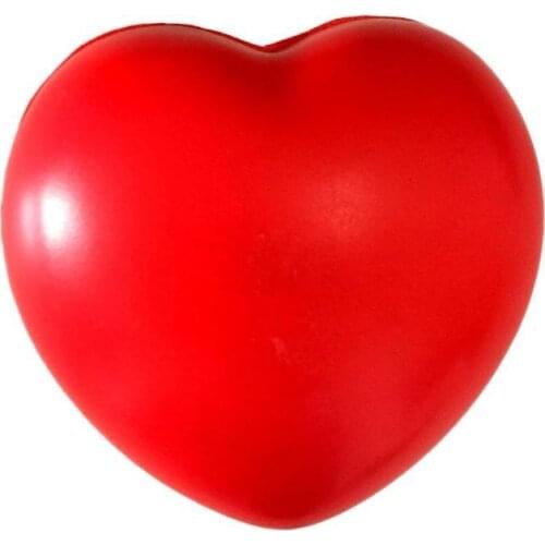 Funny Love Heart Ball Soft Slow Rising Stress Reliever Gag Squeeze Kids Toy