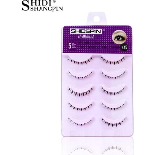 5 Pairs False Eyelashes Makeup Lower Lashes Natural Fake Eyelashes faux cils eyelash extension K15