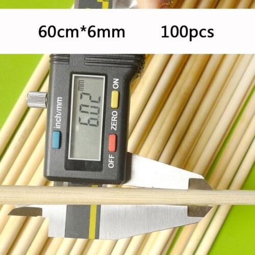 60cm x 6mm BBQ Accessories Kabob Bamboo Skewers Sticks Tornado Potato barbecue grill Natural Wood Skewer Spiral churrasco