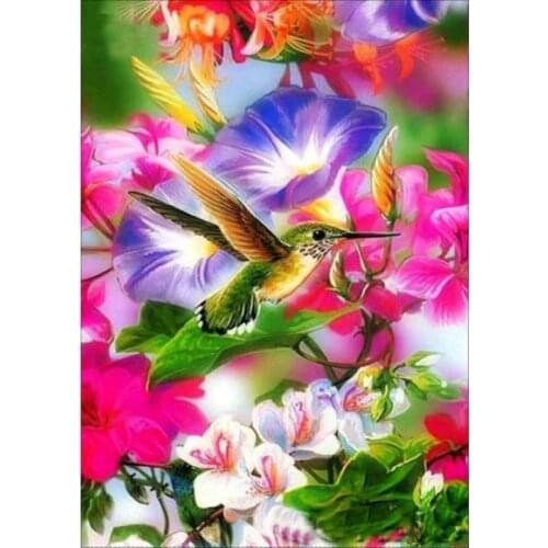 Full Square/Round Drill 5D DIY Diamond Painting "Animal Fruit Bird" 3D Embroidery Cross Stitch Mosaic Home Decor