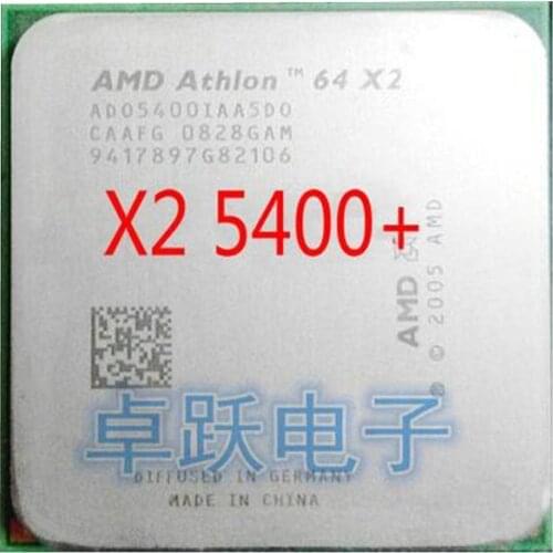 AMD Athlon 64 X2 5400+ CPU Processor (2.8Ghz/ 1M /1000GHz) Socket am2 working 100% Free Shipping