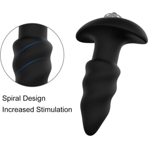 Sex shop Anal toys 7 Speeds Silicone Vibrating Anal Plug Butt Vibrator Waterproof Sex Toys for Men Women Couples dropshipping