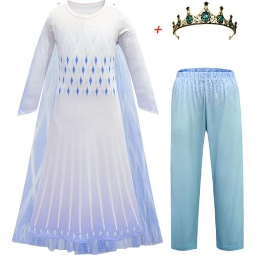 Girls anime dress queen costumes for kids dress cosplay princess dresses Childrens Christmas Birthday Set Clothes