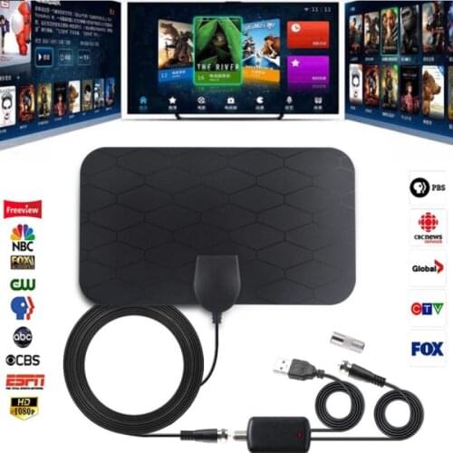 960 Mile Range Max Antenna 4K Digital HDTV Indoor TV Antennas with Amplifier Signal Booster Active Indoor 25dB HD TV Radius Surf