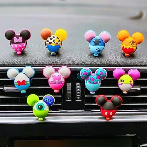 Car Perfume Clip Creative Automobile Decoration Air Freshener Auto Vent Fragrance Cartoon Cute Mouse Aromatherapy Fragrance