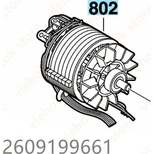 Brushless DC motor for BOSCH GDR12V-EC GDS12V-EC GDS12V-115 GDR10.8V-EC PS82 GDS10.8V-EC PS42 GDR12V-110 2609199661 Power Tool
