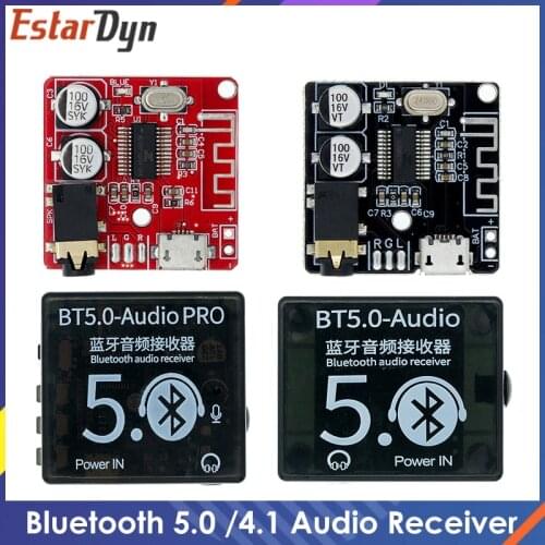 Mini Bluetooth 5.0 Decoder Board Audio Receiver BT5.0 PRO MP3 Lossless Player Wireless Stereo Music Amplifier Module With Case
