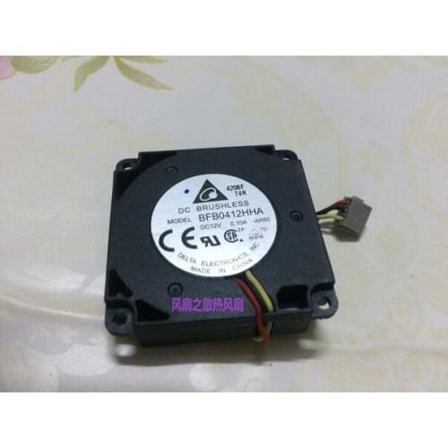 Delta BFB0412HHA 4010 DC 12V 0.10A 4CM 3-wire Ball Bearing Super Quiet Small Blast Cooling Fan