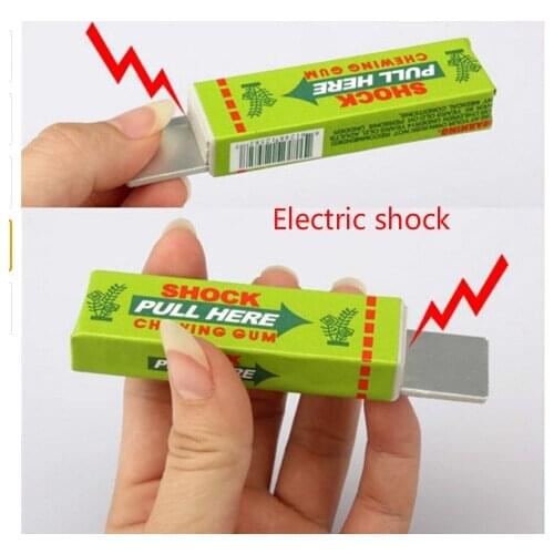 Electric Shock Joke Chewing Gum Pull Head Shocking Toy Gift Gadget Prank Trick Gag Funny New Arrivals