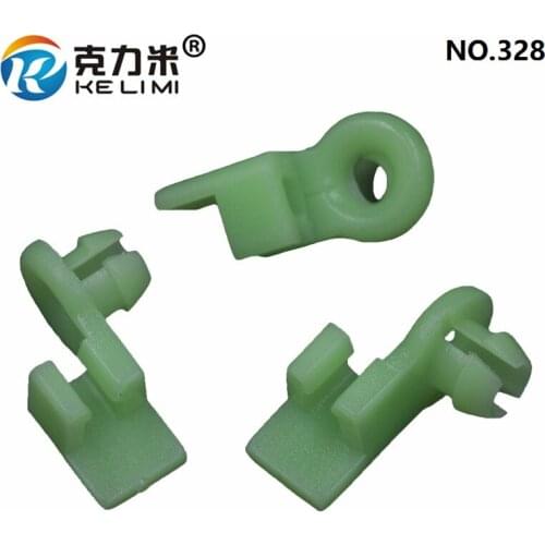 KE LI MI Door Lock Rod Durable Materials Nylon Green Retainers Moulding Clips