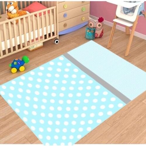Babysale Baby colorful polka dot Soft Crawling Rug Kids Room decoration floor Carpet Carpet baby kids room rug