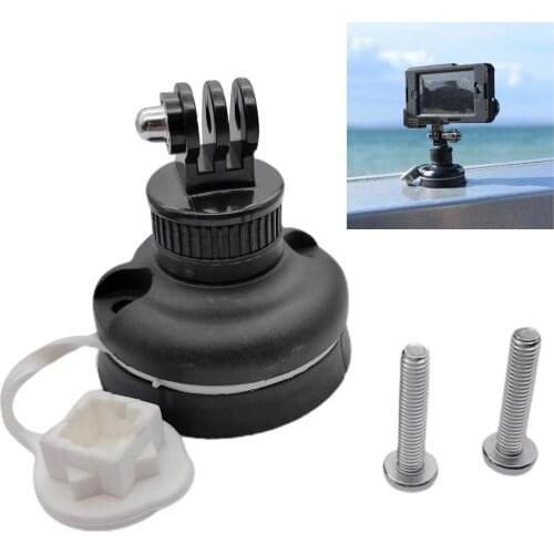 ABS Plastic Safety Kayak Sports Camera Mount Base Support Marine Inflatable Boat Canoe Compass Holder Bracket Mounting Kit