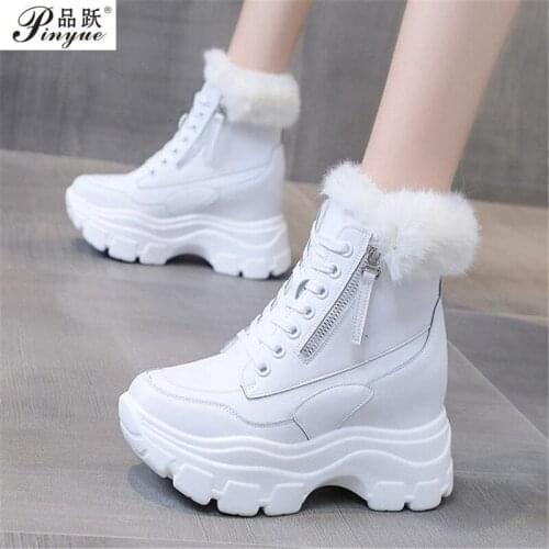 Womens casual sneakers; winter sneakers with plush fur; warm womens shoes; womens shoes with lacing; womens shoes