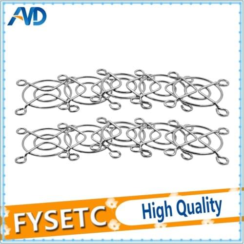 10pcs 40*40mm Fan Cover 40mm 1.6 Inches PC Case Fan Grill Protector Silver Metal Finger Guard Cover 4cm Iron Net