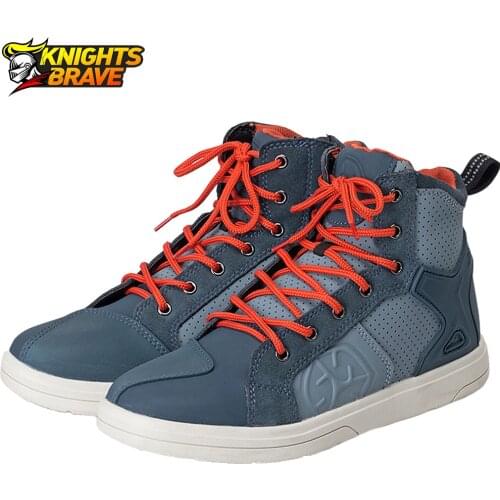 Motorcycle Boots Men Summer Motorcycle Shoes Moto Riding Boots Breathable Motorbike Biker Motocross Touring Protective Shoes