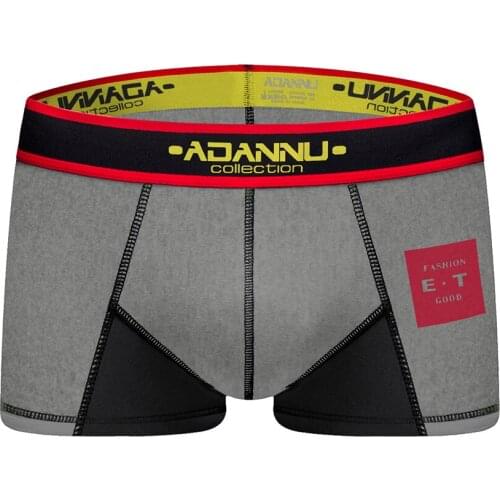 ADANNU Brand Sexy Boxer Men Cueca Man Underwear shorts Men Camouflage Mens Boxer Antibiotic Good for Men Penis Underpants