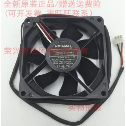 NMB-MAT 3110SB-04W-B59 B03 Server Cooling Fan DC 12V 0.18A 80x80x25mm 3-wire