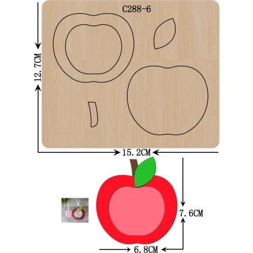 New Picture frame Wooden die Scrapbooking C-288-6 Cutting Dies Compatible with most die cutting machines