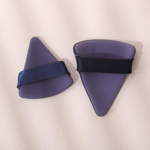 OVW Triangle Velvet Powder Puff Portable Soft Cosmetic Puff For Face Contour Powder Foundation Cosmetics Tools