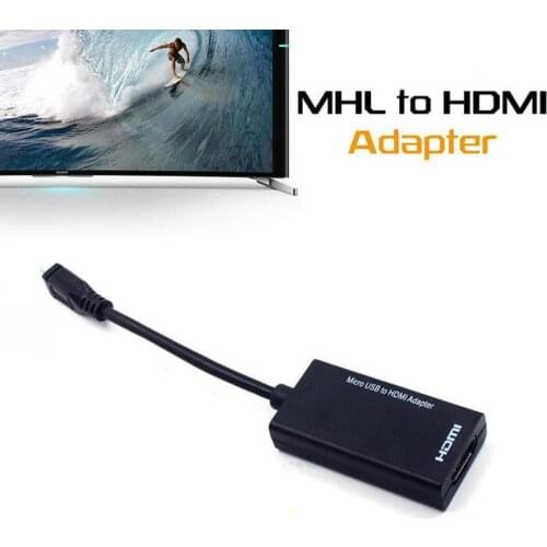 1Pc Micro USB to HDMI-compatible Adapter Conversion Cable MHL Device Adapter 1080P HD TV Adapter for Samsung Galaxy
