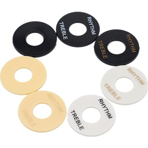 5pcs LP EPI Guitar Toggle Switch Washer Plate Marker Washer Treble Ring For Electric Guitar part Accessories
