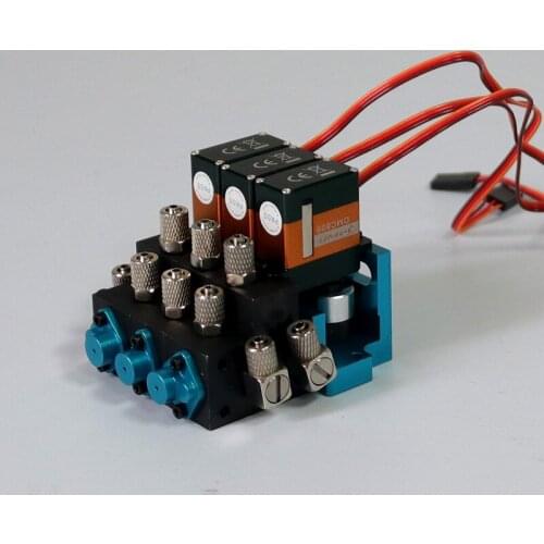 Rc Car Hydraulic Reversing Valve Oil Circuit Switching For Remote Control Toys Tamiya Dumper Truck Rc Excavator Tractor Loader