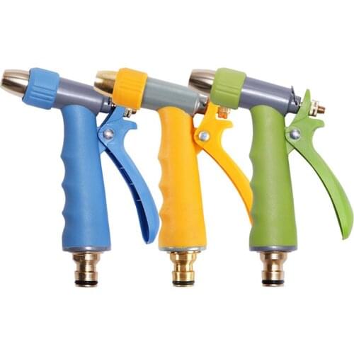 Adjustable Soft Grip Garden High Pressure Water Gun Sprinkler Nozzle Garden Hose Suitable For Watering And Car Cleaning Tool