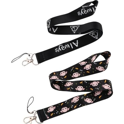 JF1092 Movie Hot Keychain Straps Rope Cell Phone Neck Strap Lanyard for ID Card Key Chain DIY Lanyard Hanging Rope New Pattern