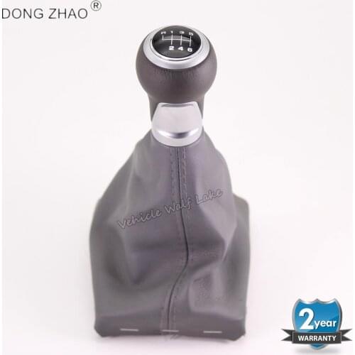 For Audi A6 C6 Avant Allroad Quattro 2005 2006 2007 2008 2009 2010 2011 Car 6 Speed Gear Stick Shift Knob With Leather Boot