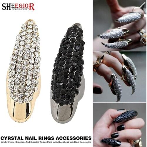 SHEEGIOR Rings With Crystals