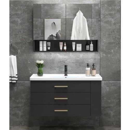 Nordic luxury bathroom cabinet combination modern minimalist lavatory cabinet washbasin cabinet bathroom washstand bathroom cabi