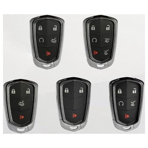 Replacement Smart Remote Key Shell Case For Cadillac XTS SRX CTS SLS ATSL XT5 CT6 ATS-LXTS Keyless Entry Fob Key Cover