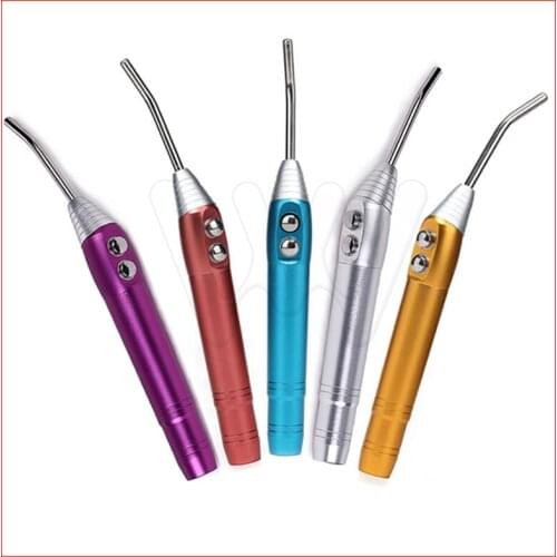 Dental Air Water Spray Triple 3 Way Syringe Handpiece + 2 Nozzles Tips Tubes