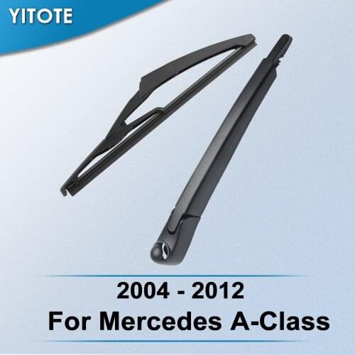 YITOTE Rear Wiper & Arm for Mercedes Benz A-Class [W169] 2004 2005 2006 2007 2008 2009 2010 2011 2012