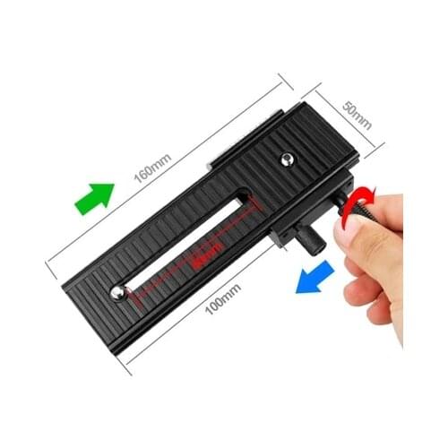 160mm mini Fotomate LP-01 2-Way Macro Focus Focusing Rail Slider for Canon Nikon Sony Pentax Camera DSLR