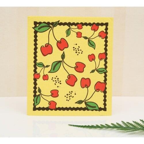 2pcs Cellulose Sponge Dishcloth Oil-Free Cleaning Cloth Household Supplies For Kitchen Cookware Utensil Dish Fruit series