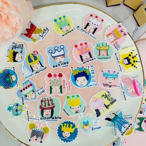 40 PCS Cute Stickers Crafts And Scrapbooking stickers book Student label Decorative sticker kids toys