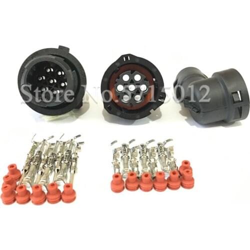 7 Hole 1718230 967650-1 965783-1 Sensor Connector Waterproof Electric Light Lamp Socket For Truck Car Oil Exploration Railway