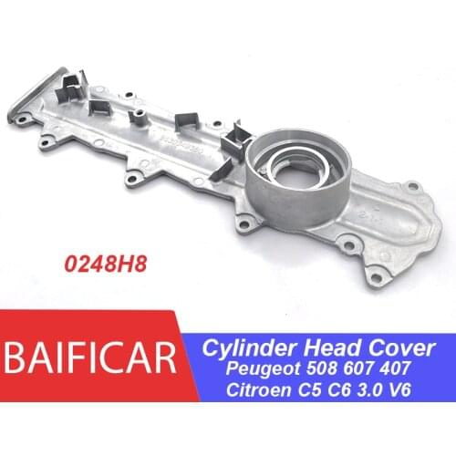 Baificar Brand New Genuine Cylinder Head Cover Rocker Cover 0248H8 9630349380 For Peugeot 508 607 407 Citroen C5 C6 C8 3.0 V6