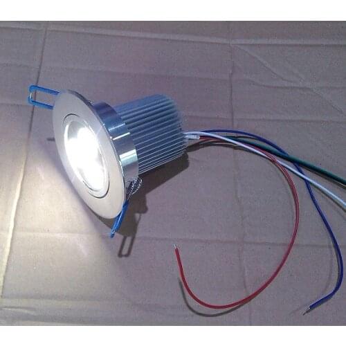 Free shipping to Europe RGBW 4in1 3X4W led ceiling light DC 12V 5wires 20PCS/Lot with 1 dmx decoder and1 power supply