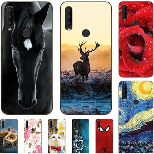 Cute Animal Case For Alcatel 3X 2019 5048U 5048Y Soft Silicone Cover For Alcatel 3X 5058Y Relief Coque For Alcatel 3X 2020