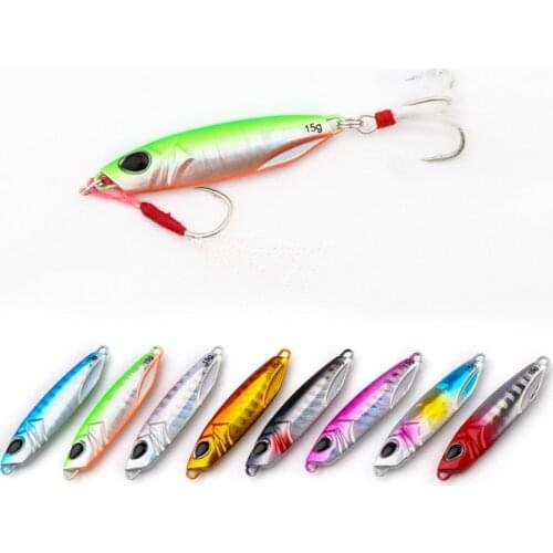 Jigs Sea Fishing Metal Jig Spoon 10G 15G 20G 25G 30G Shore Casting Jigging Lead Fish Sea Bass Fishing Micro Jig Slow Jigging