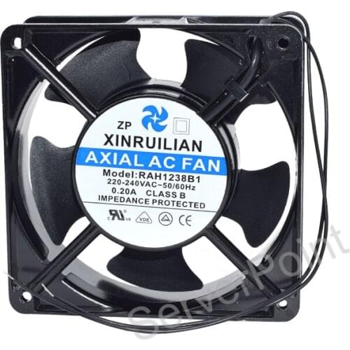 Well Tested For XINRUILIAN RAH1238B1 Cooling Fan AC220-240V 0.2A 12038 Two Wires
