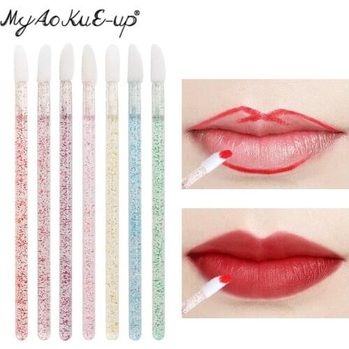 New Makeup Lip Brushes Crystal Lashes Disposable Mascara wand Brushes Eyelash Extension Supplies Applicator Cleaner Makeup Tools