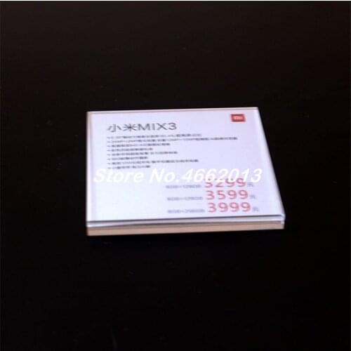 6pcs/lot Acrylic magnetic price tag label holder stand declining desk sign Info card display picture photo frame name table top