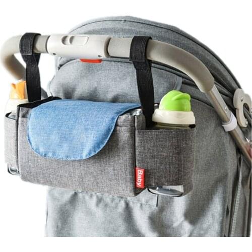 Multifunctional Baby Stroller Bag Portable Carriage Hanging Storage Organizer For Diaper Outdoor Nylon Infant Parm Accessories