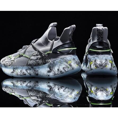 Mens Graffiti Shoes 2021 Summer Trend Casual Shoes Mesh Breathable Sneakers Cheap Sport Running Shoes Socks Shoes Platform